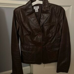 Like new faux leather jacket